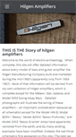Mobile Screenshot of hilgenamplifiers.net